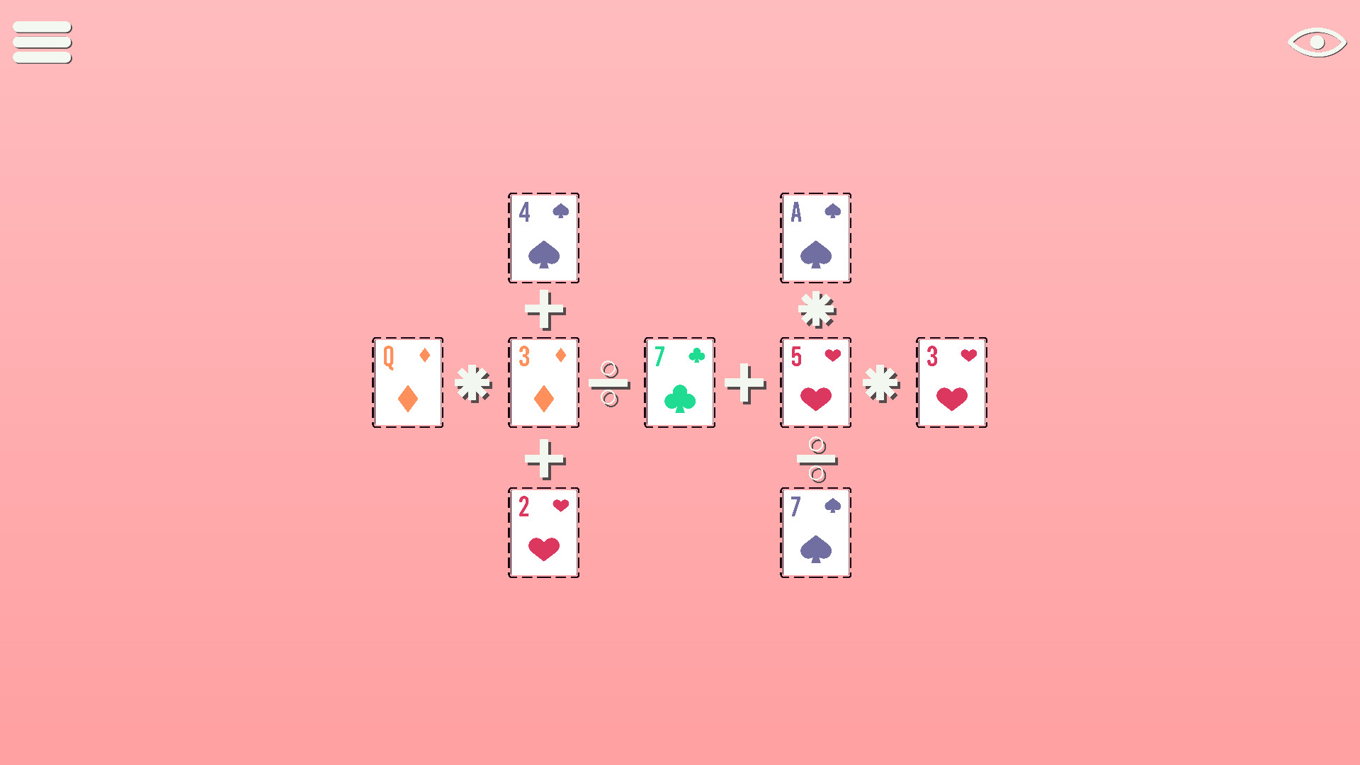 #3. BlackJack Math Cross Numbers (Steam) 由: Heavy Sheep