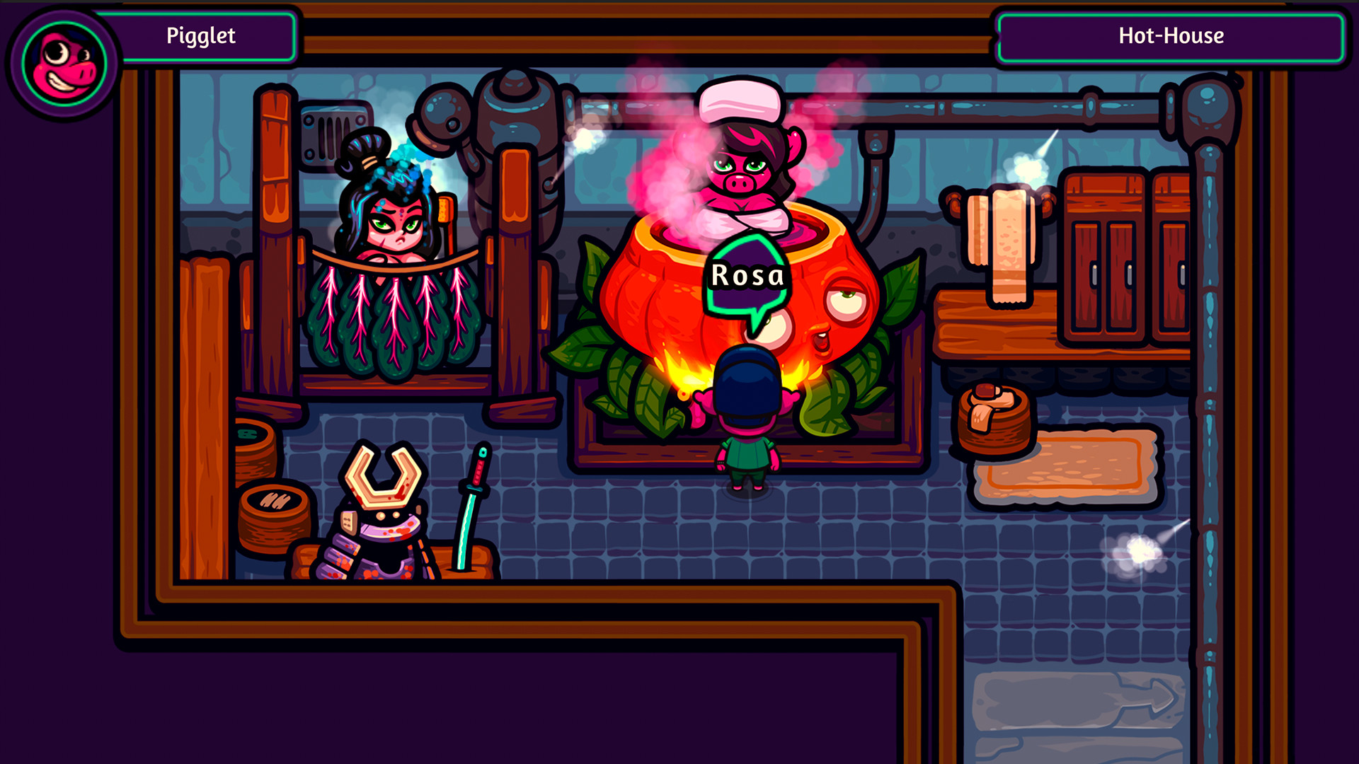 Pigglet in Mrs. Big Bad Werewolf screenshot