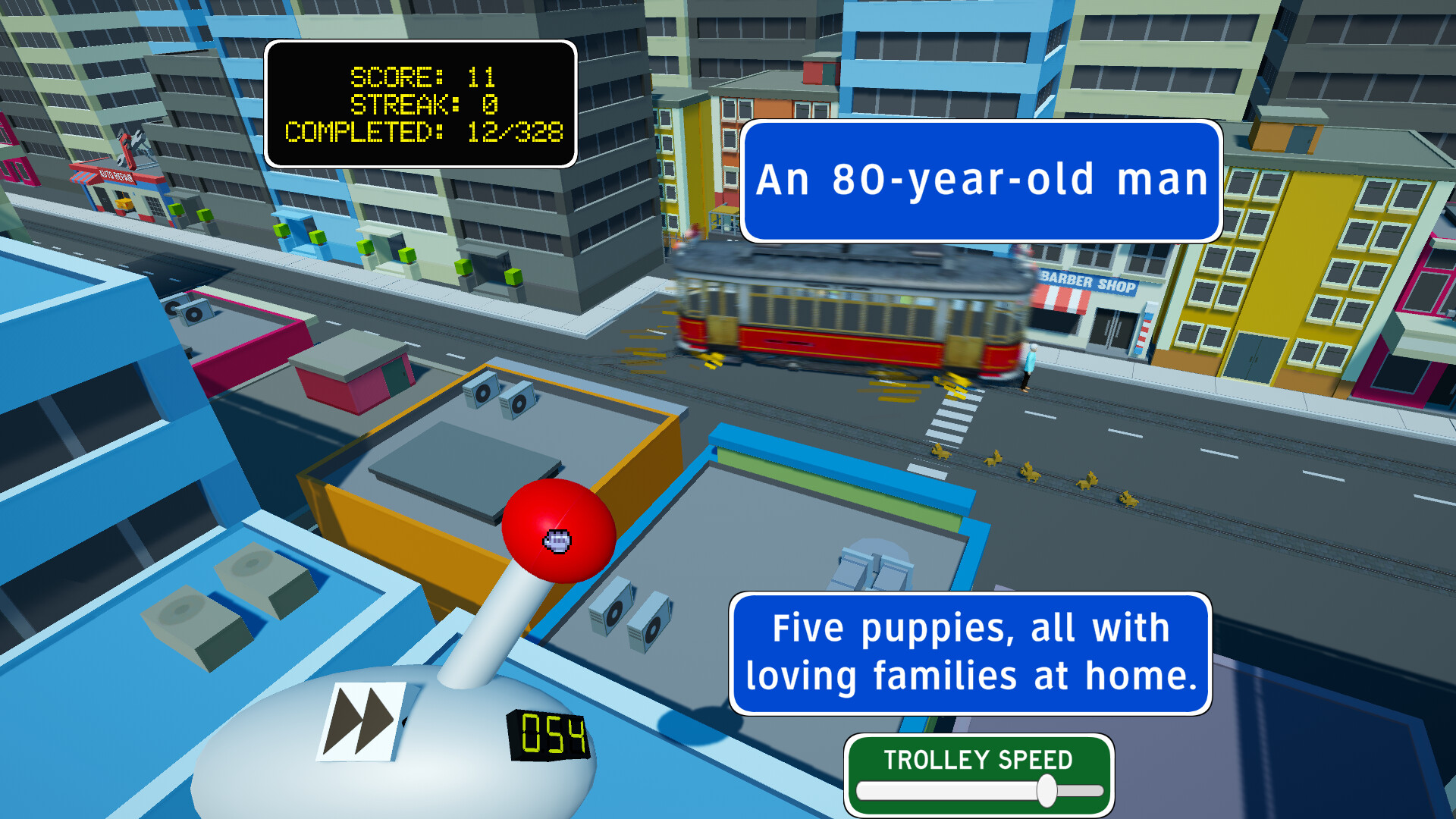 #8. The Trolley Problem Game (Steam) 由: Newfa LLC