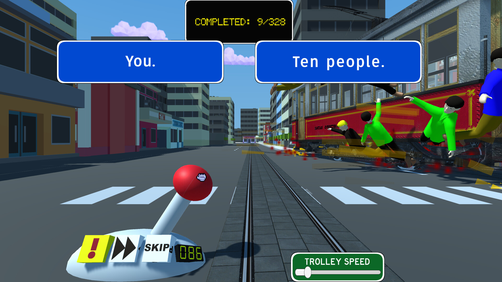 #4. The Trolley Problem Game (Steam) 由: Newfa LLC