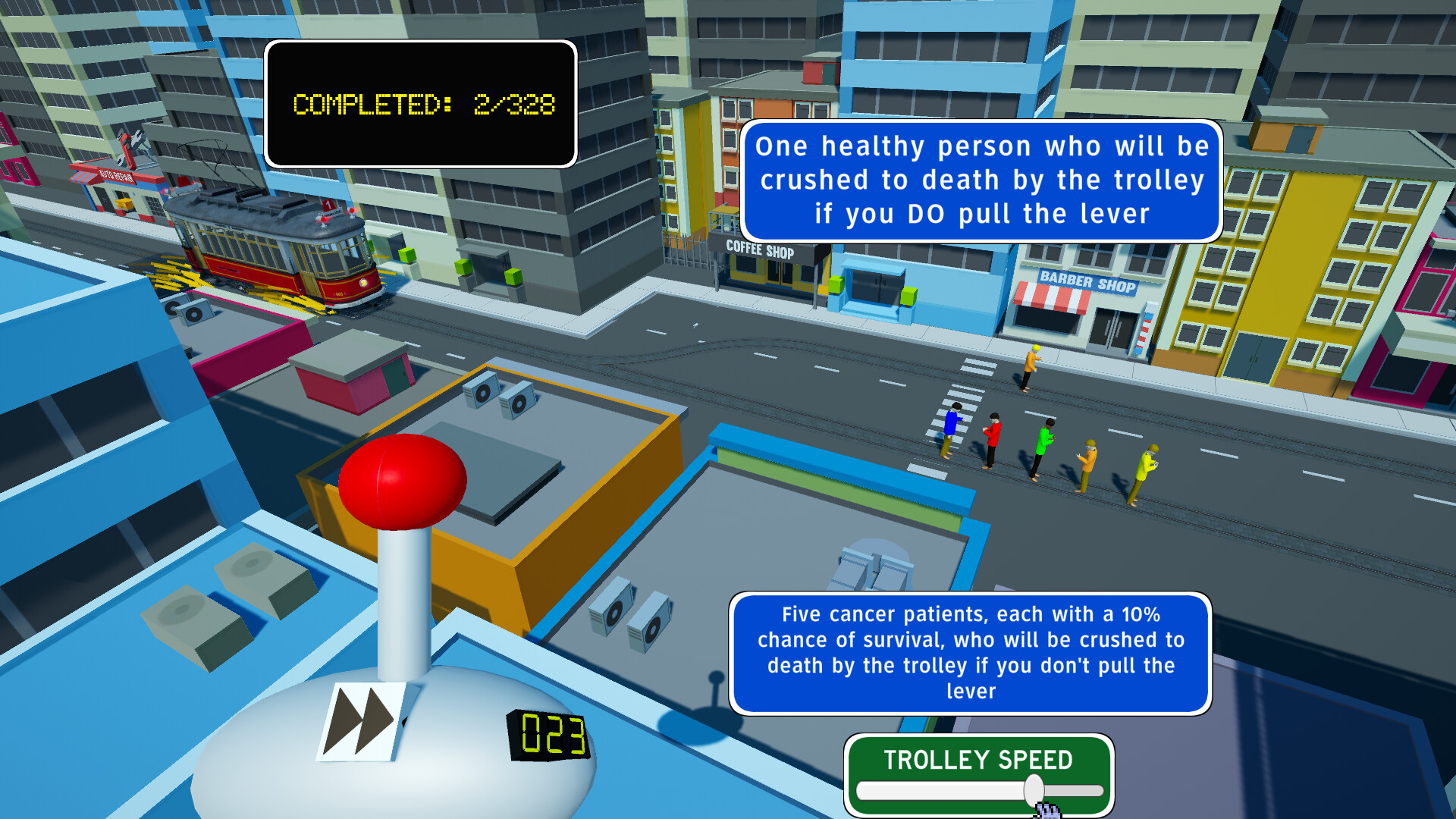 #1. The Trolley Problem Game (Steam) 由: Newfa LLC