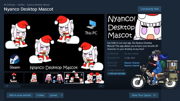 Nyanco Desktop Mascot