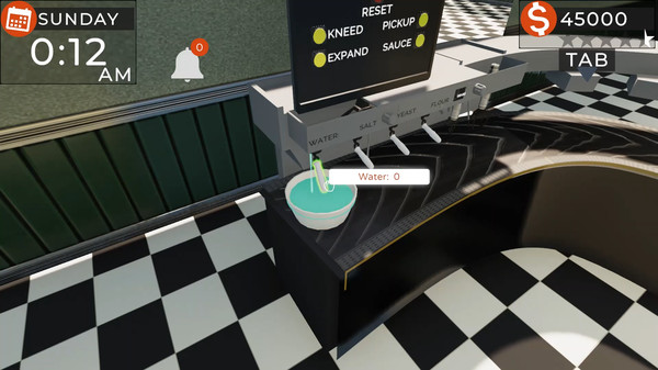 Screenshot z Pizza Shop Manager