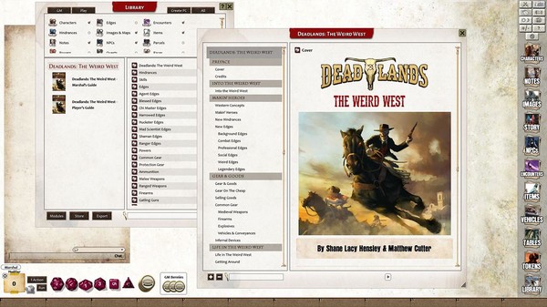 Fantasy Grounds - Deadlands: The Weird West (Core Rules Book) screenshot 8