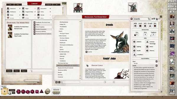 Fantasy Grounds - Deadlands: The Weird West (Core Rules Book)