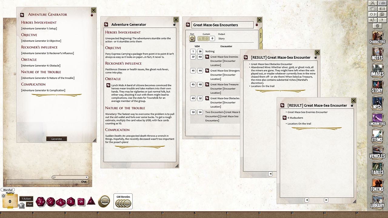 Fantasy Grounds - Deadlands: The Weird West (Core Rules Book) screenshot 1