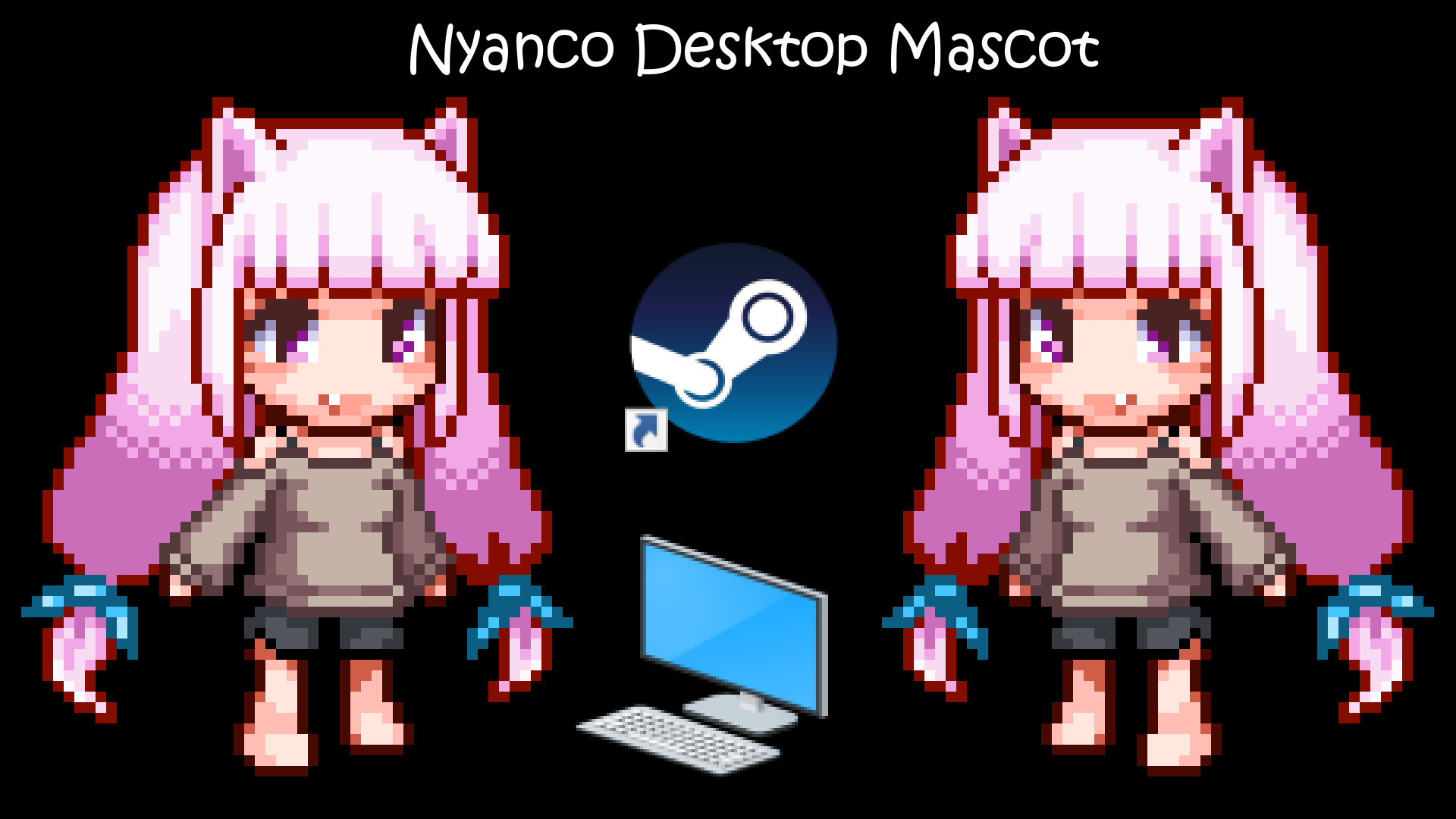 Nyanco Desktop Mascot : Nyanco-chan Featured Screenshot #1