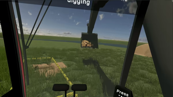 Excavator Simulator VR video 1