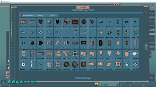 Fantasy Grounds - FG Interior Map Pack 2