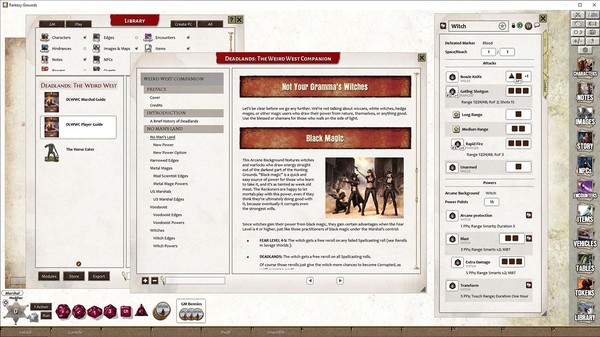 Fantasy Grounds - Deadlands: the Weird West Companion