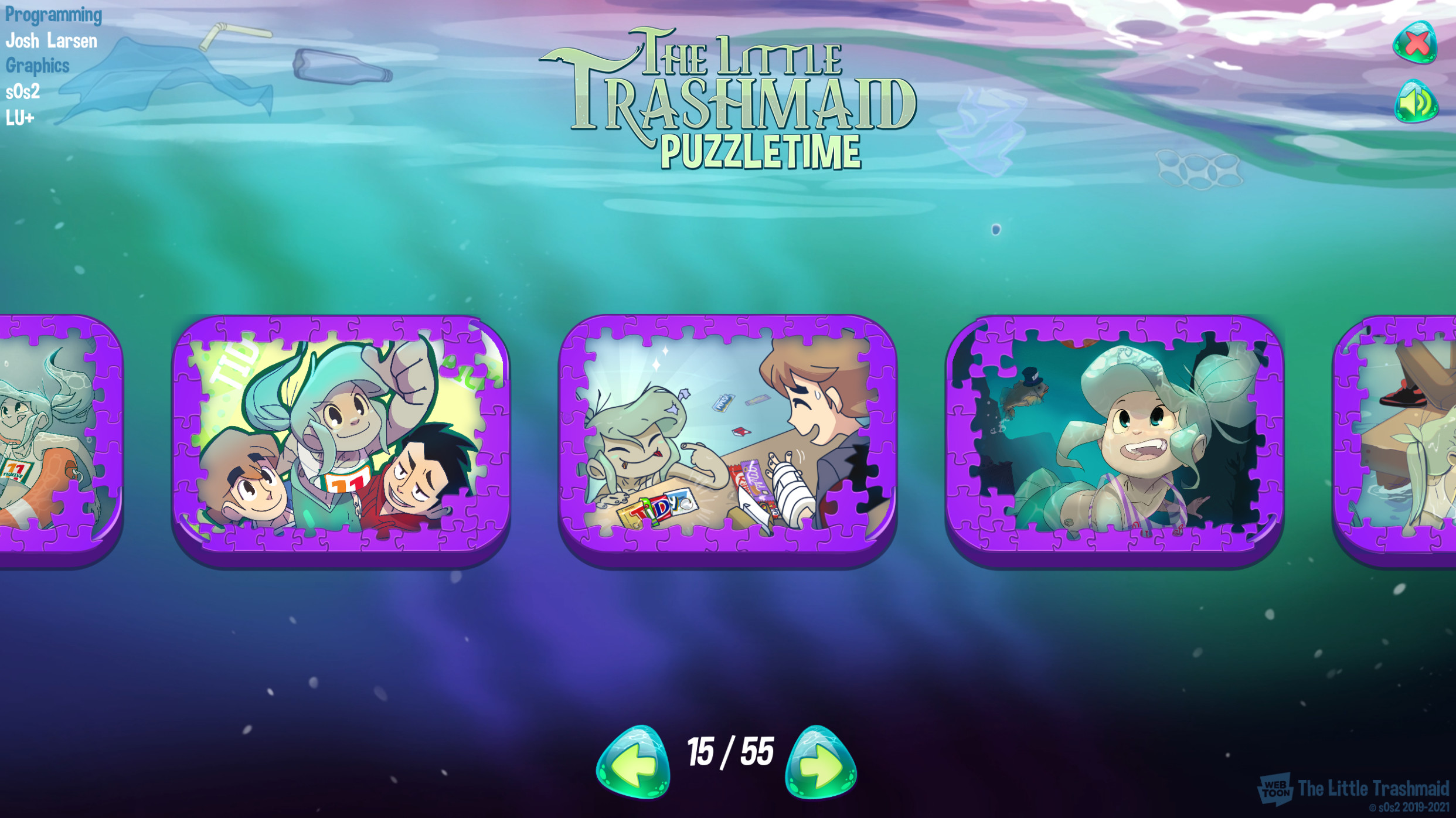 The Little Trashmaid Puzzletime screenshot