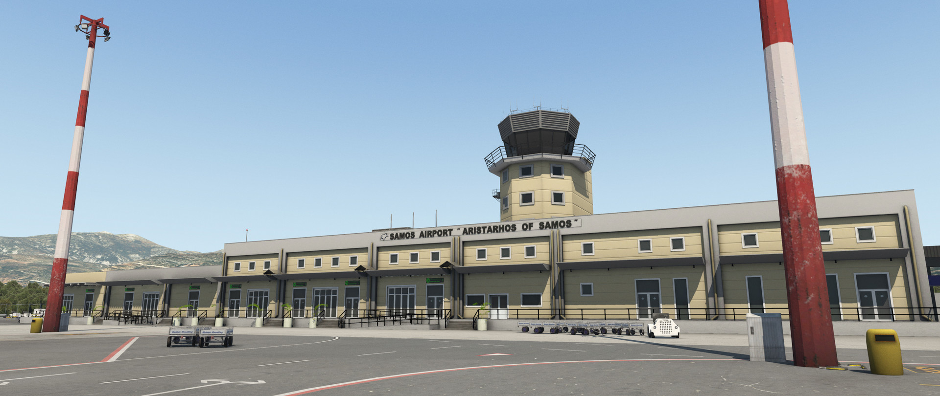 X-Plane 11 - Add-on: Skyline Simulations - LGSM - Samos Airport Featured Screenshot #1