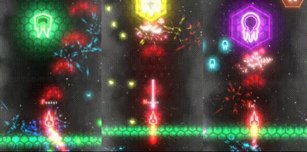 Neon Ships: The Type'em Up Shooter video 4
