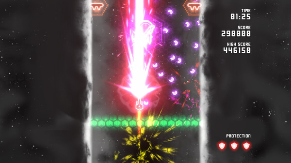 Neon Ships: The Type'em Up Shooter screenshot 5