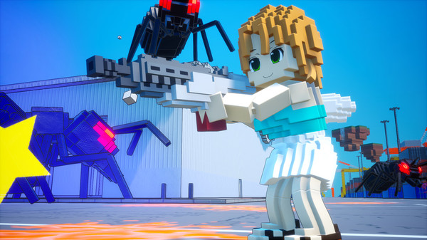 EARTH DEFENSE FORCE: WORLD BROTHERS - Additional Character: Riho Futaba, Cool Summer Outfit screenshot 2