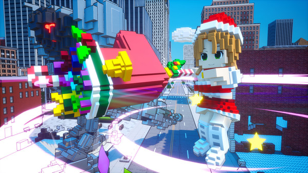 EARTH DEFENSE FORCE: WORLD BROTHERS - Additional Character: Riho Futaba, Merry Santa Costume screenshot 3