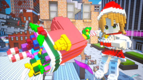 EARTH DEFENSE FORCE: WORLD BROTHERS - Additional Character: Riho Futaba, Merry Santa Costume screenshot 4