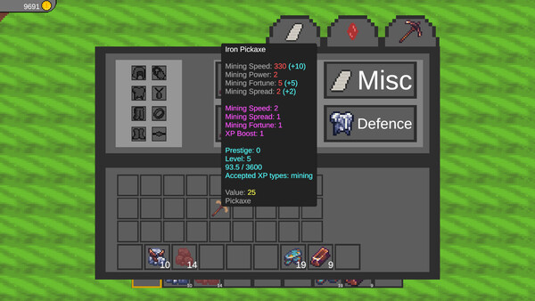 Prison Miner game for Linux 1