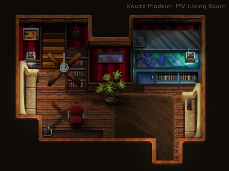 KHAiHOM.com - RPG Maker MZ - Modern + Inner Basic Tiles