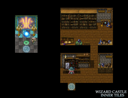 KHAiHOM.com - RPG Maker MZ - Wizard Castle Inner Tiles