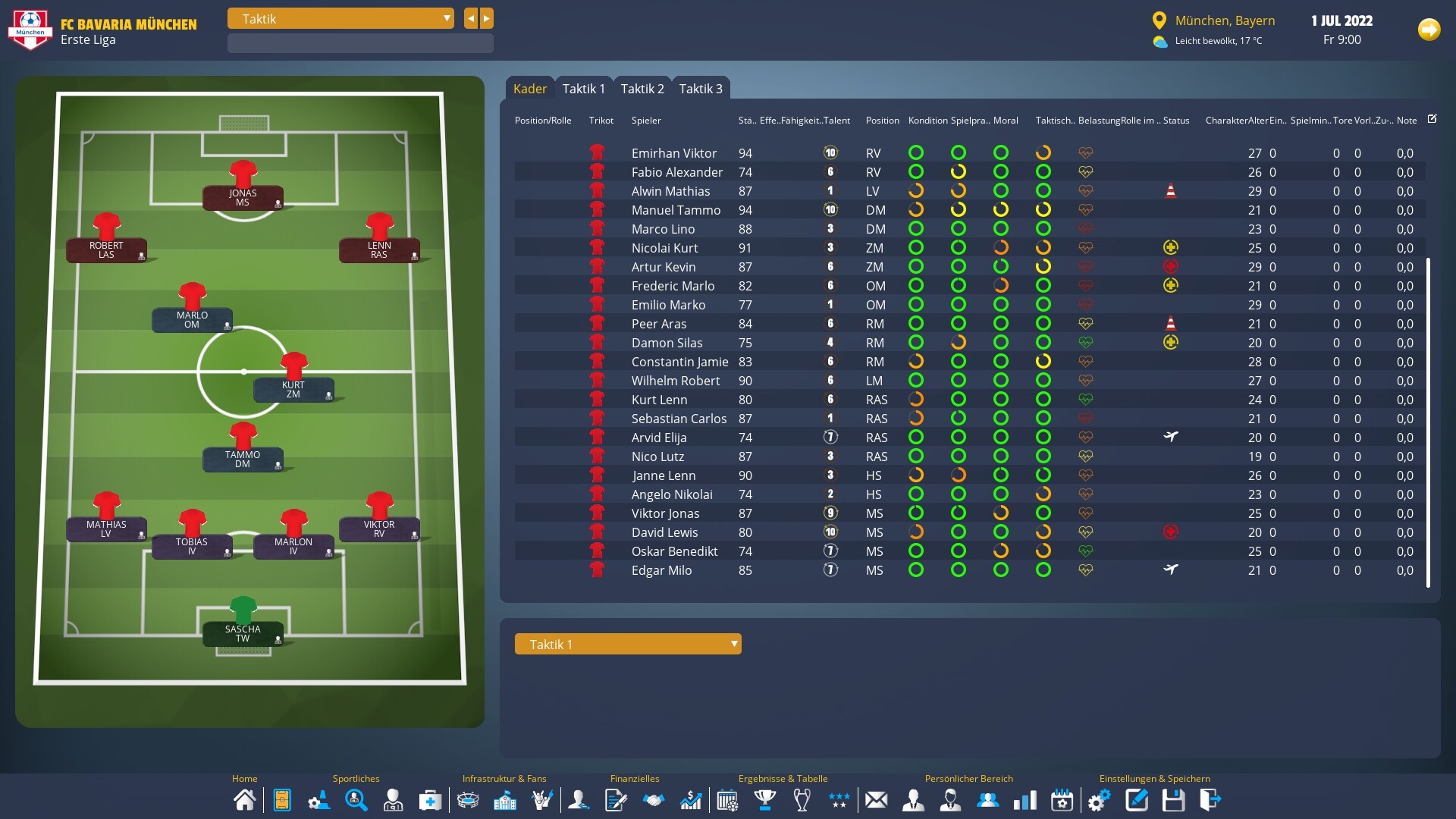 Player's Eleven - A Football Manager Game screenshot 28