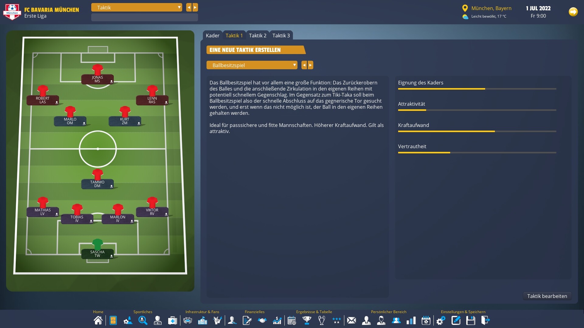 Player's Eleven - A Football Manager Game screenshot 23