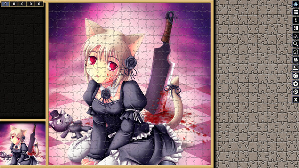 Pixel Puzzles Illustrations & Anime - Jigsaw Pack: Neko