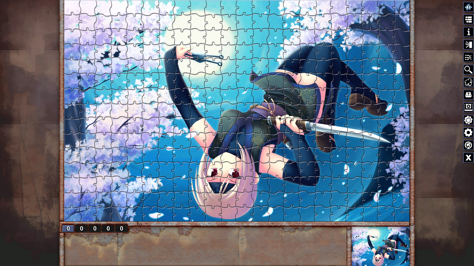 Pixel Puzzles Illustrations & Anime - Jigsaw Pack: Ninja Girls Featured Screenshot #1