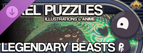 Pixel Puzzles Illustrations & Anime - Jigsaw Pack: Legendary Beasts cover art