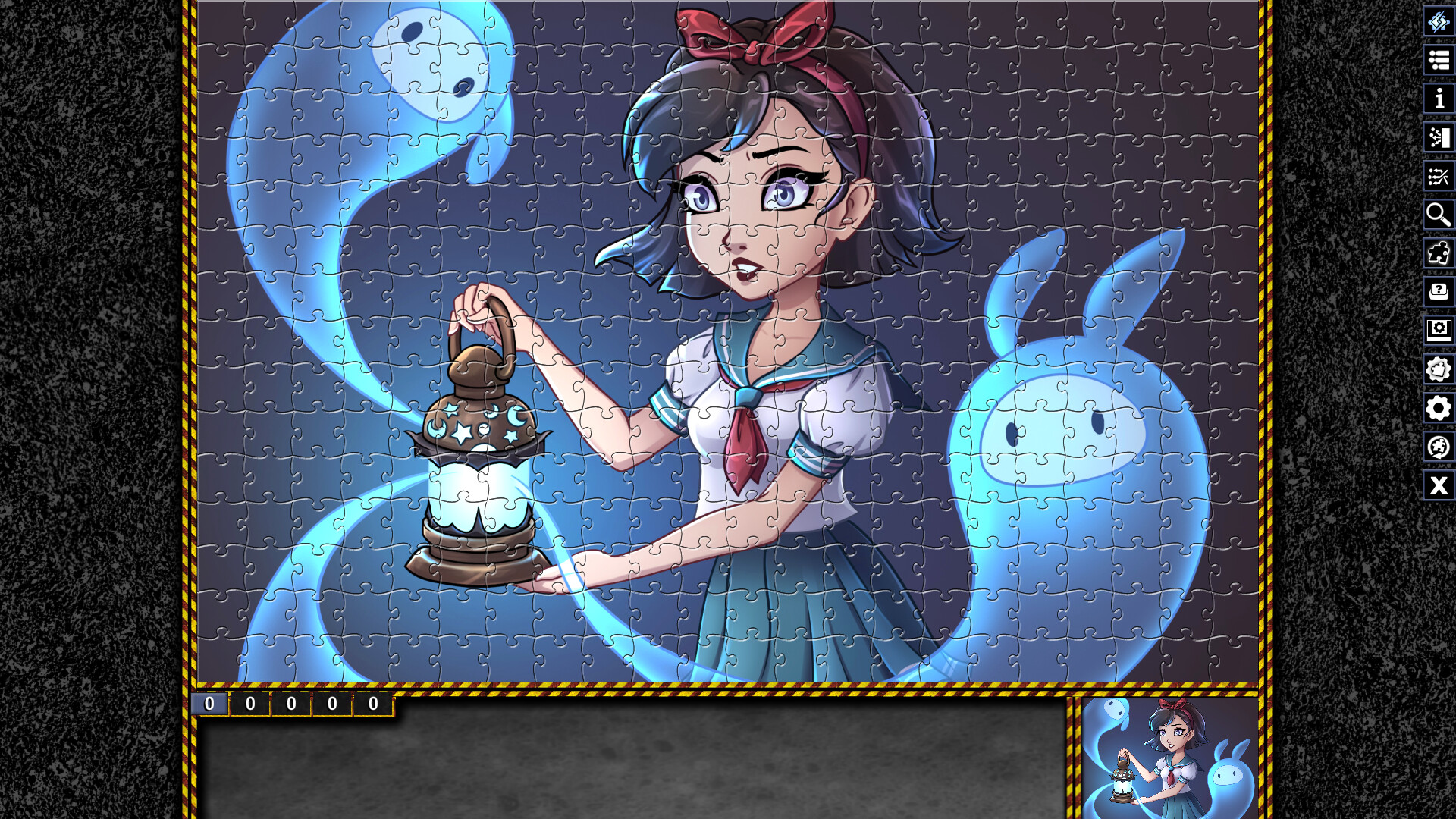 Pixel Puzzles Illustrations & Anime - Jigsaw Pack: Halloween Featured Screenshot #1