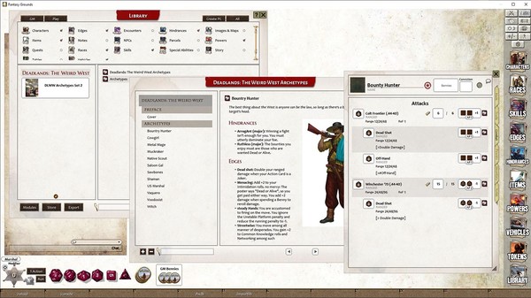 Fantasy Grounds - Deadlands: The Weird West: Archetypes 02