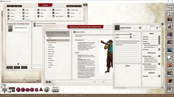 Fantasy Grounds - Deadlands: The Weird West: Archetypes 02