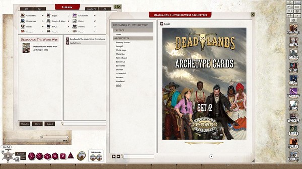 Fantasy Grounds - Deadlands: The Weird West: Archetypes 02