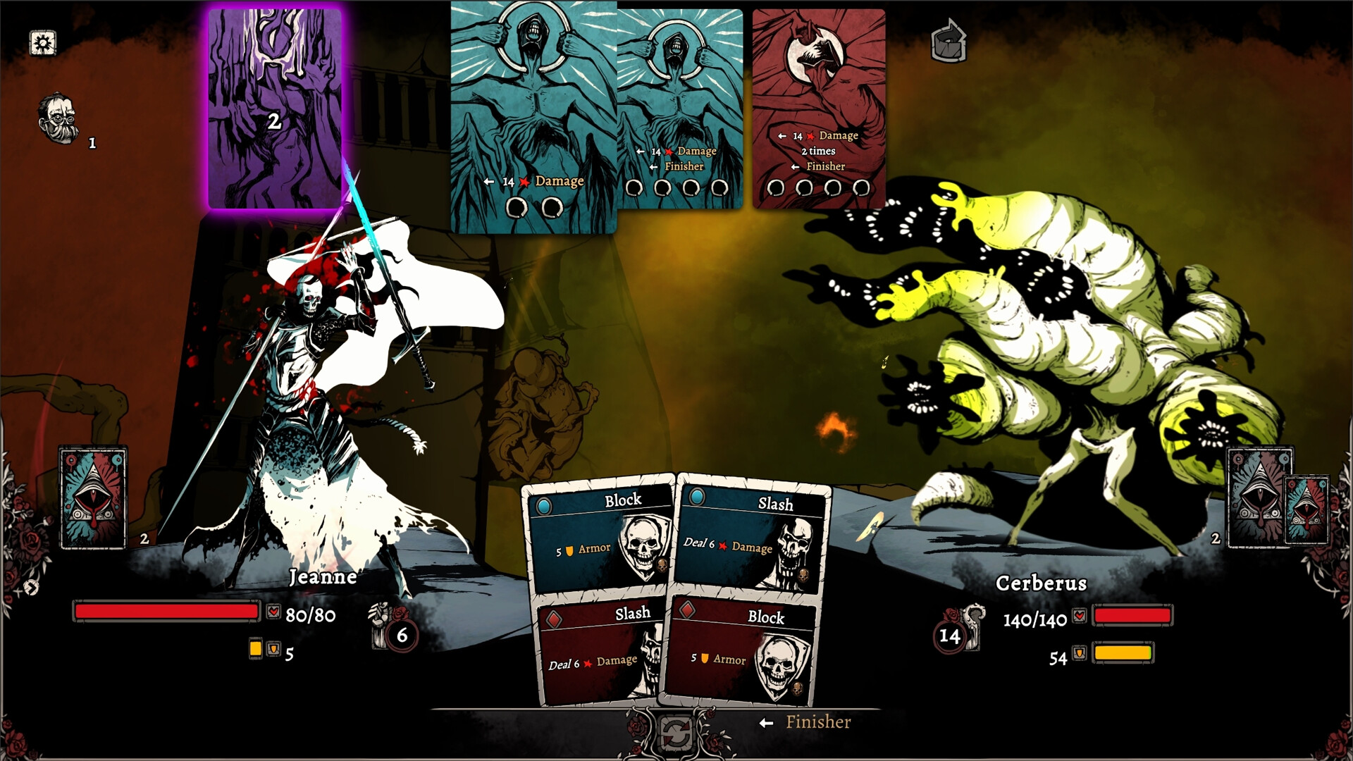 Nadir: A Grimdark Deckbuilder screenshot #1