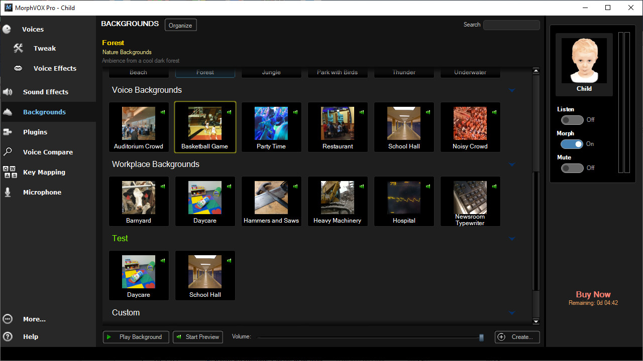 MorphVOX Pro - Voice Backgrounds Featured Screenshot #1