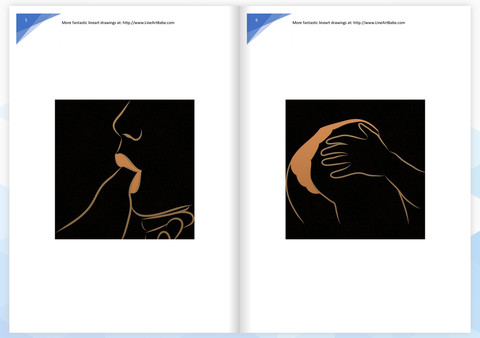 LineArt Jigsaw Puzzle - Erotica 2 ArtBook