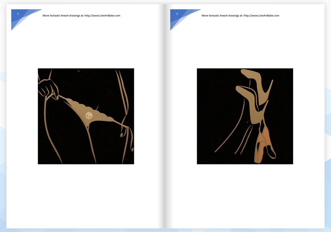 LineArt Jigsaw Puzzle - Erotica 2 ArtBook Featured Screenshot #1