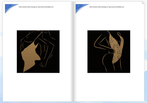 LineArt Jigsaw Puzzle - Erotica 2 ArtBook