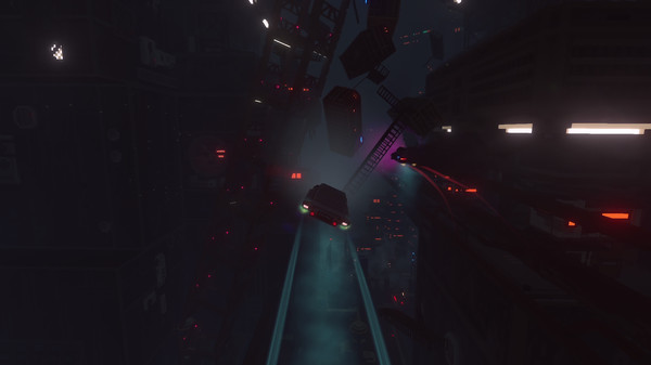 Screenshot z Cloudpunk - City of Ghosts
