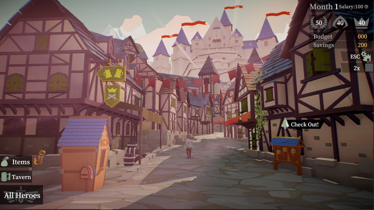 A guard walks into a tavern