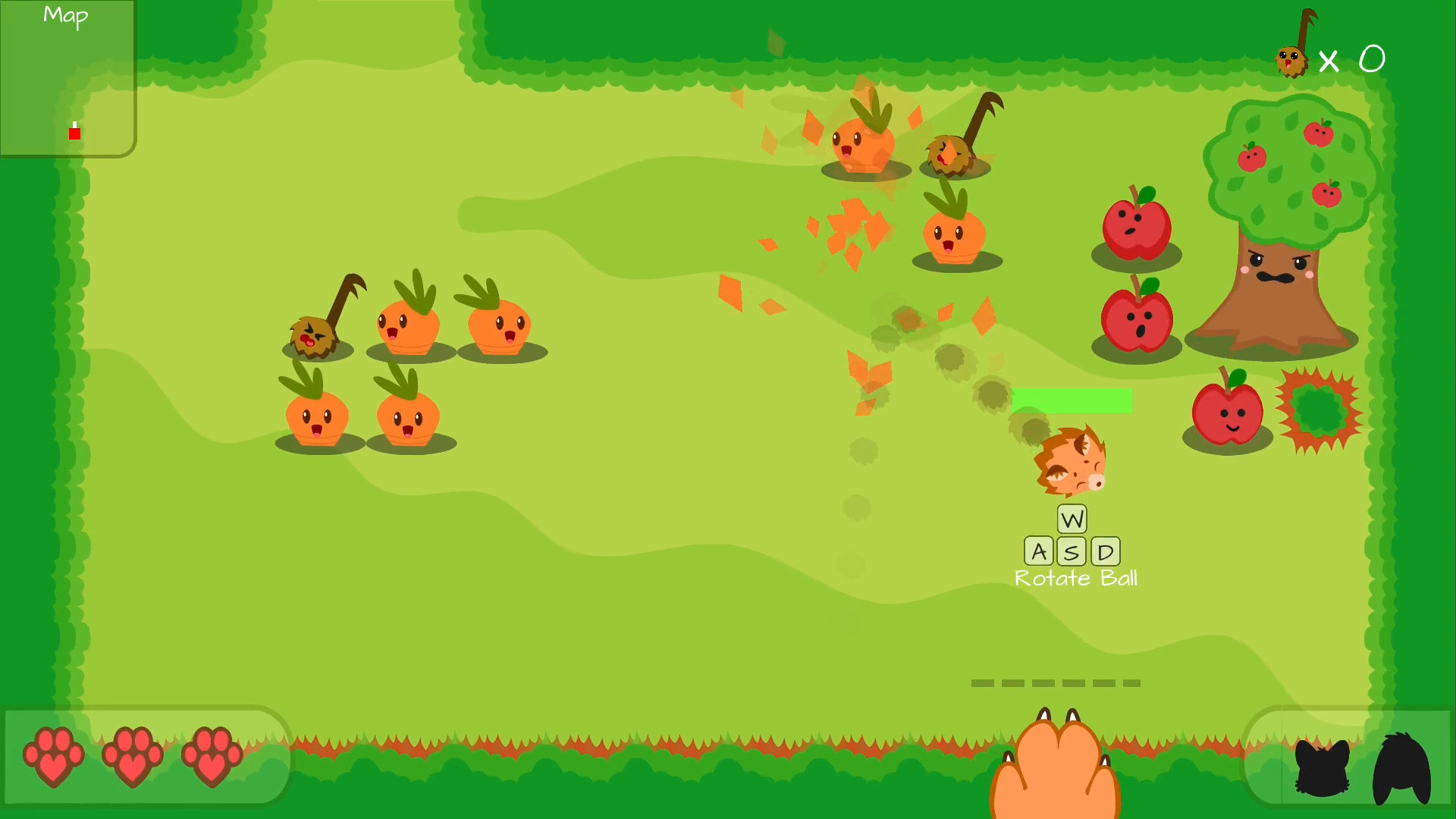 FoxPaww: a furry breakout-lite adventure
