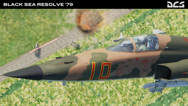 Screenshot z DCS: F-5E Black Sea Resolve '79 Campaign