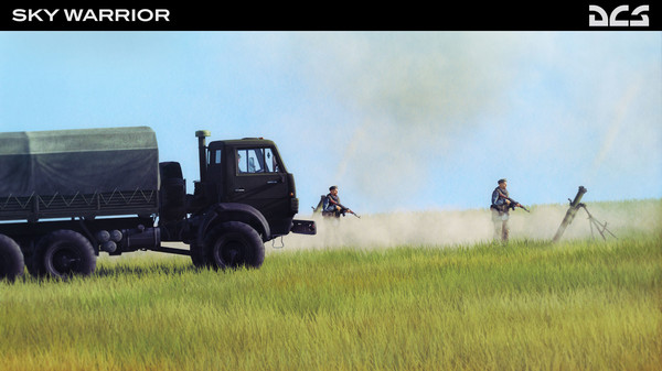 Screenshot z DCS: AV-8B Sky Warrior Campaign