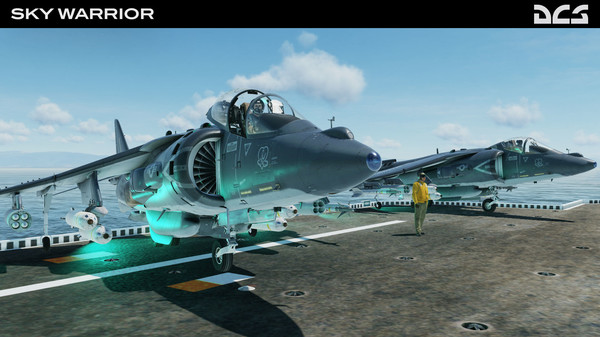 Screenshot z DCS: AV-8B Sky Warrior Campaign