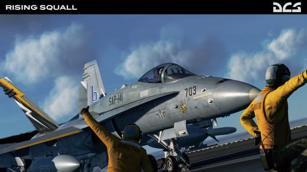Screenshot z DCS: F⁄A-18C Hornet Rising Squall Campaign Screenshot z DCS: F⁄A-18C Hornet Rising Squall Campaign
