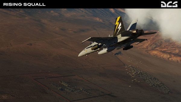 Screenshot z DCS: F⁄A-18C Hornet Rising Squall Campaign Screenshot z DCS: F⁄A-18C Hornet Rising Squall Campaign