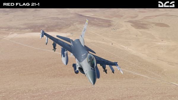 Screenshot z DCS: F-16C Viper Red Flag 21-1 Campaign