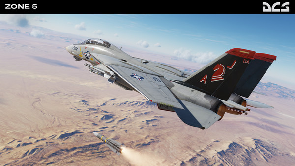 Screenshot z DCS: F-14A Zone 5 Campaign