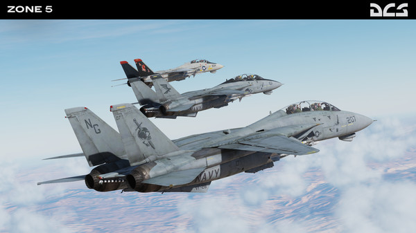 Screenshot z DCS: F-14A Zone 5 Campaign