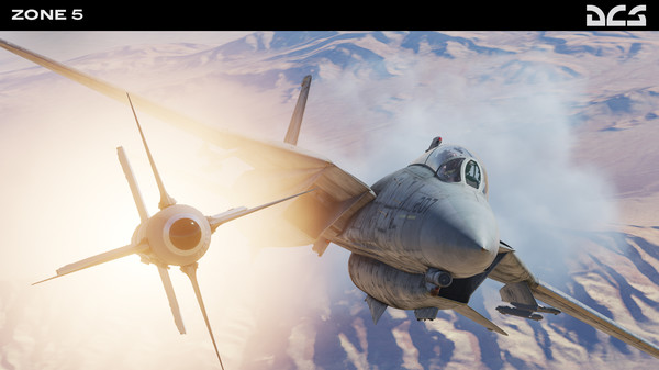 Screenshot z DCS: F-14A Zone 5 Campaign